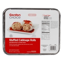 slide 1 of 1, Gordon Choice Stuffed Cabbage Rolls With Sauce, 10 ct