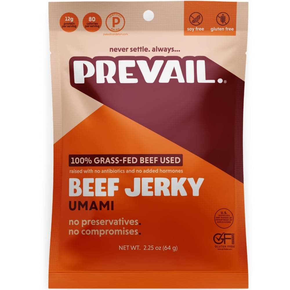 slide 1 of 1, Prevail Umami Beef Jerky, 2.25 oz