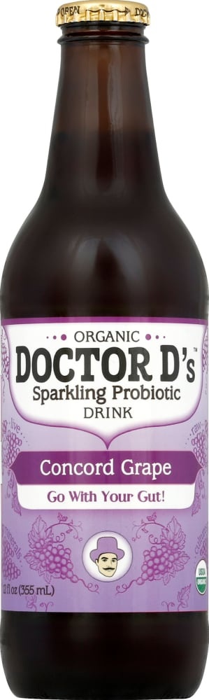 slide 1 of 1, Doctor D's Concord Grape Kefir Water, 12 fl oz