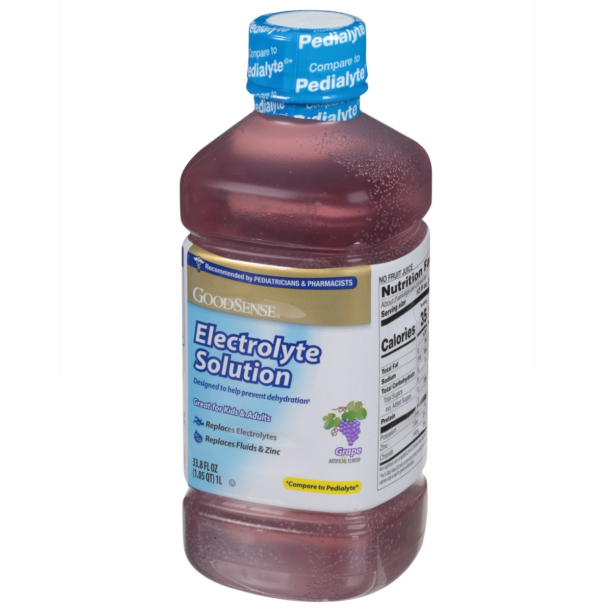 slide 14 of 14, Good Sense Kids & Adults Grape Electrolyte Solution 33.8 fl oz, 33.8 fl oz