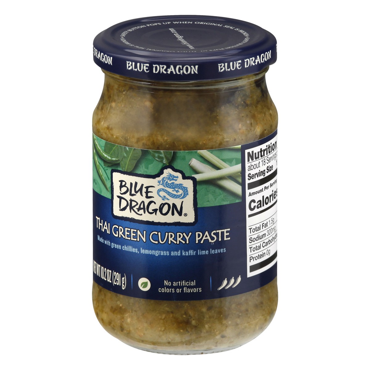 slide 5 of 12, Blue Dragon Thai Green Curry Paste 10.2 oz, 10.2 oz