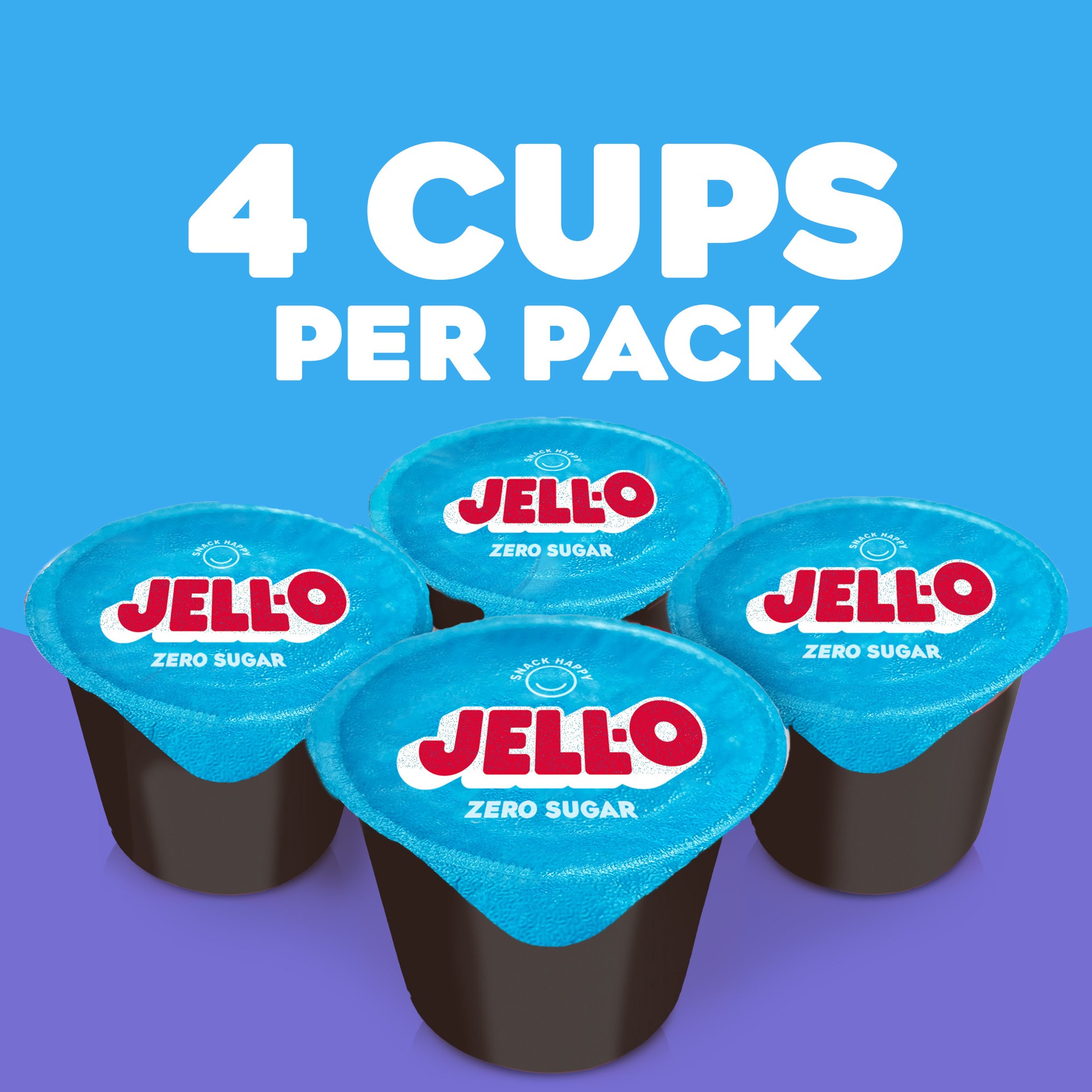 slide 5 of 5, Jell-O Dark Chocolate Zero Sugar Ready-to-Eat Pudding Snack Cups, 4 ct Cups, 4 ct