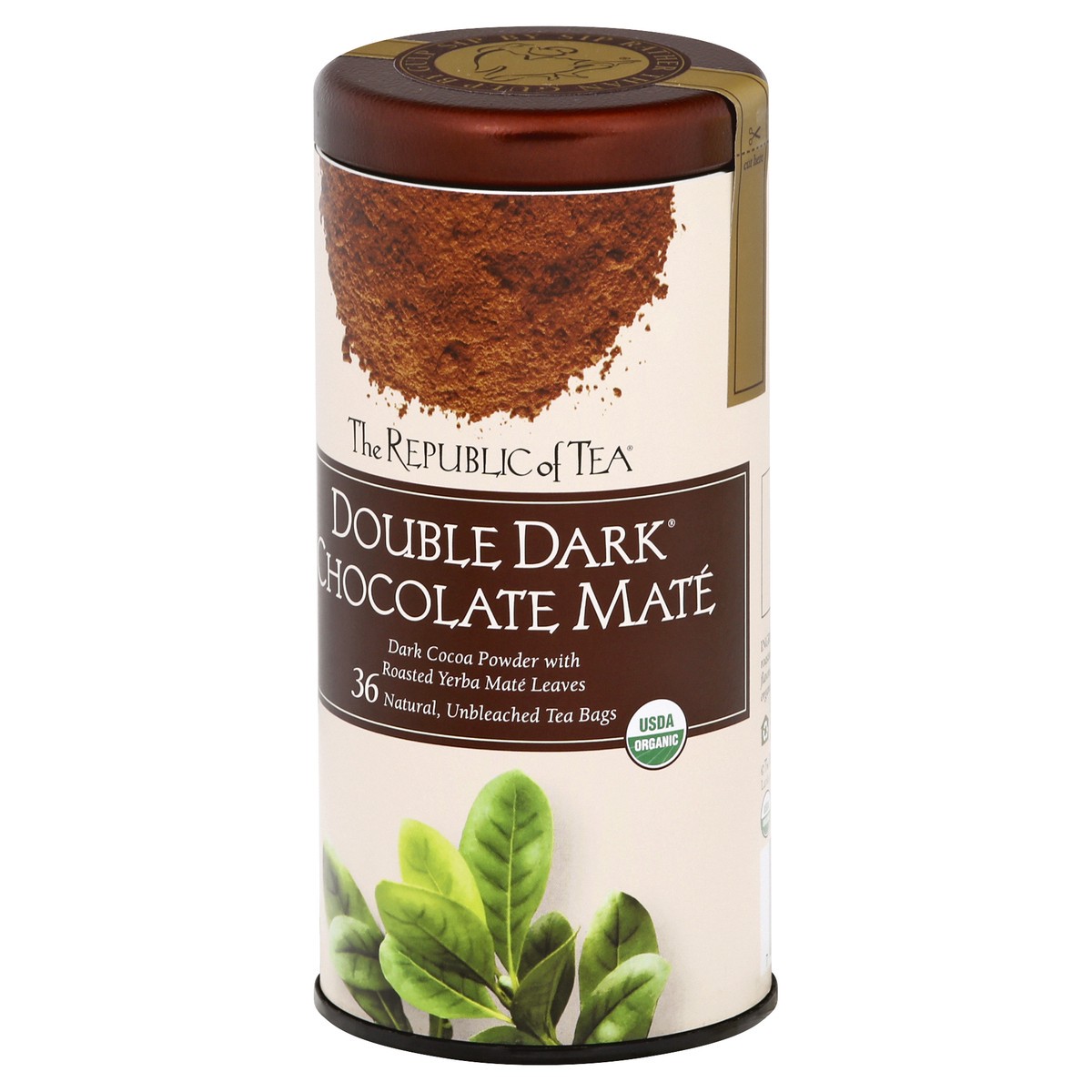 slide 11 of 12, The Republic of Tea Tea Bags Double Dark Chocolate Mate Tea - 36 ct, 36 ct