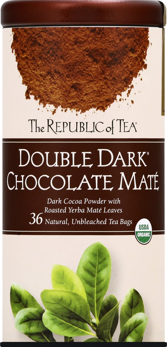 slide 12 of 12, The Republic of Tea Tea Bags Double Dark Chocolate Mate Tea - 36 ct, 36 ct