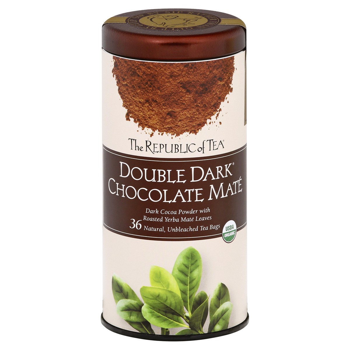 slide 8 of 12, The Republic of Tea Tea Bags Double Dark Chocolate Mate Tea - 36 ct, 36 ct