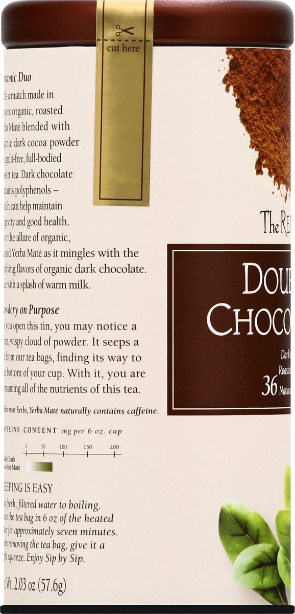 slide 6 of 12, The Republic of Tea Tea Bags Double Dark Chocolate Mate Tea - 36 ct, 36 ct