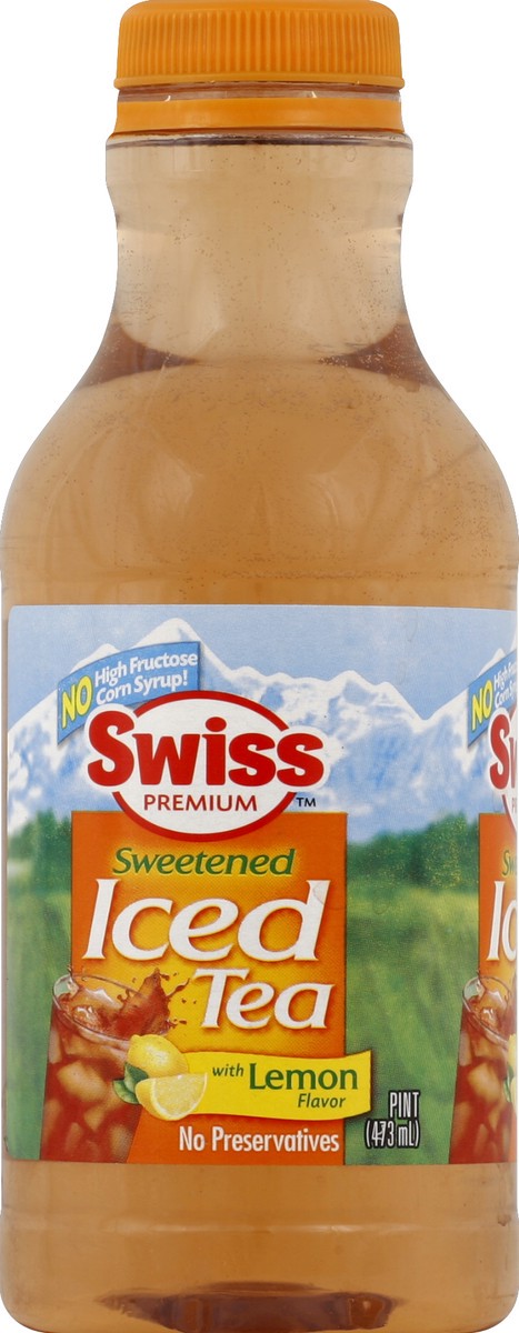 slide 3 of 4, Swiss Premium Lemon Iced Tea - 1 pint, 1 pint