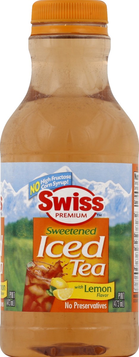 slide 2 of 4, Swiss Premium Lemon Iced Tea - 1 pint, 1 pint