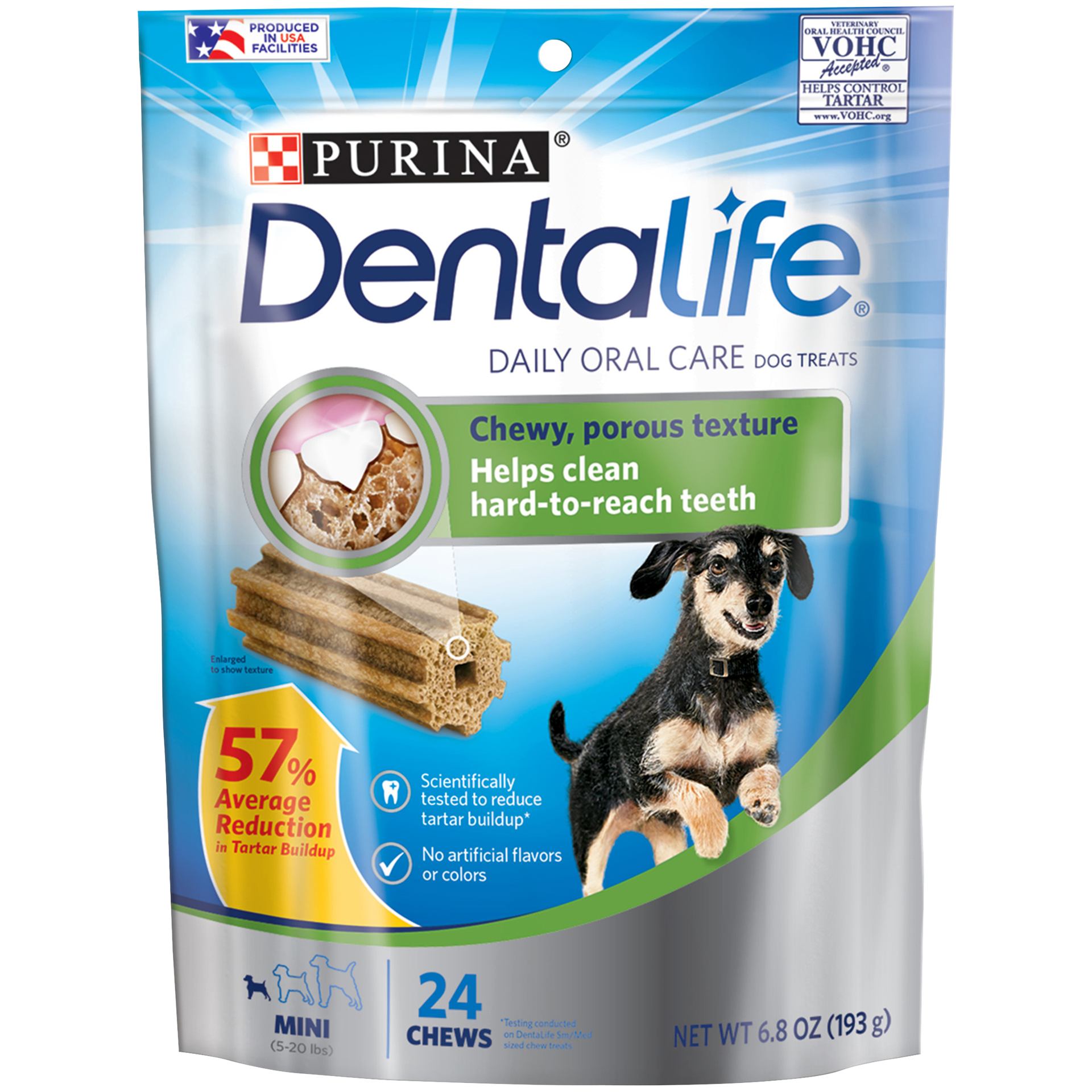 slide 1 of 2, DentaLife Purina Mini Dentalife 24Pk Dog Chews, 6.7 oz