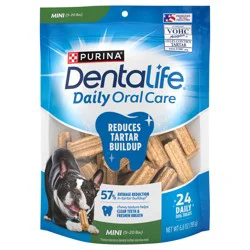 Purina DentaLife Made in USA Facilities Toy Breed Dog Dental Chews, Daily Mini