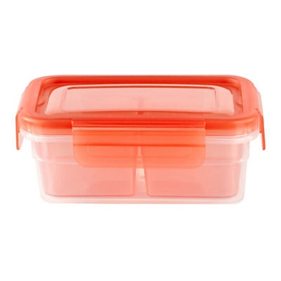 slide 1 of 1, Snapware 2 Tray Reusable Meal Prep Containers, 2 cup