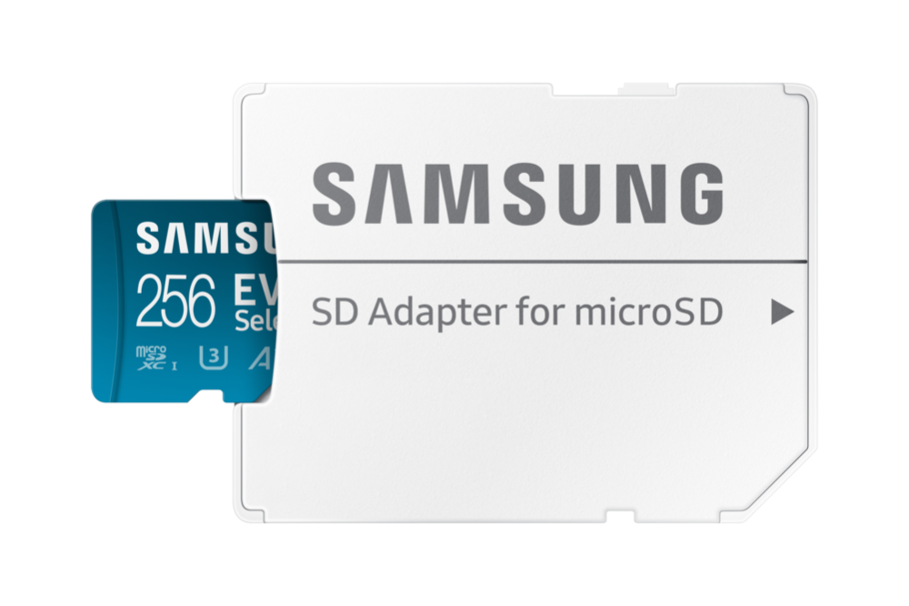 slide 1 of 3, Samsung EVO Select + Adapter MB-ME256SA microSDXC Memory Card, 1 ct