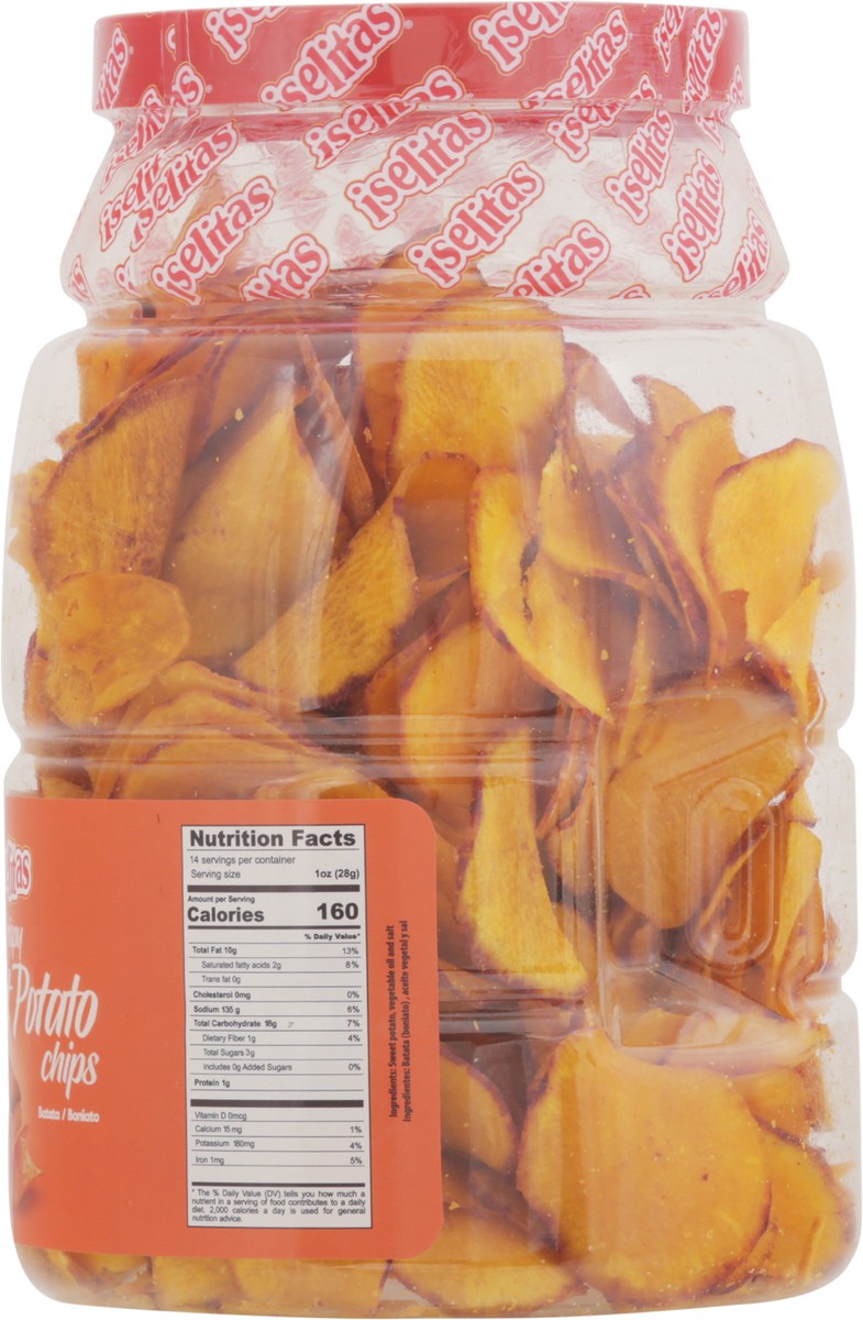 slide 13 of 13, Iselitas Crispy Sweet Potato Chips 13.05 oz, 13.05 oz