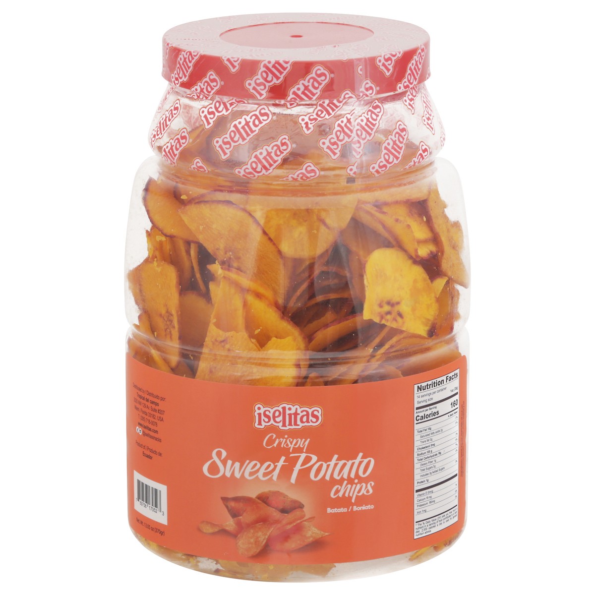 slide 3 of 13, Iselitas Crispy Sweet Potato Chips 13.05 oz, 13.05 oz