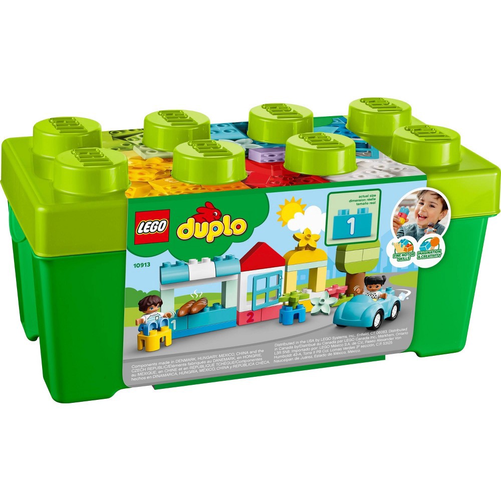 slide 4 of 7, LEGO DUPLO Classic Brick Box Set 10913 with Storage Box, 1 ct