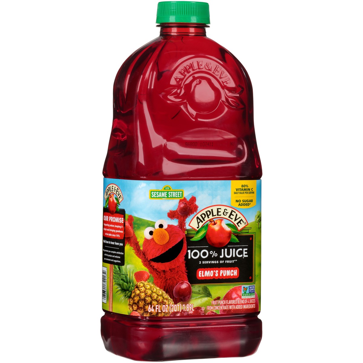 slide 11 of 11, Apple & Eve Sesame Street Elmo's Punch 100% Juice 64 fl. oz. Bottle, 64 fl oz
