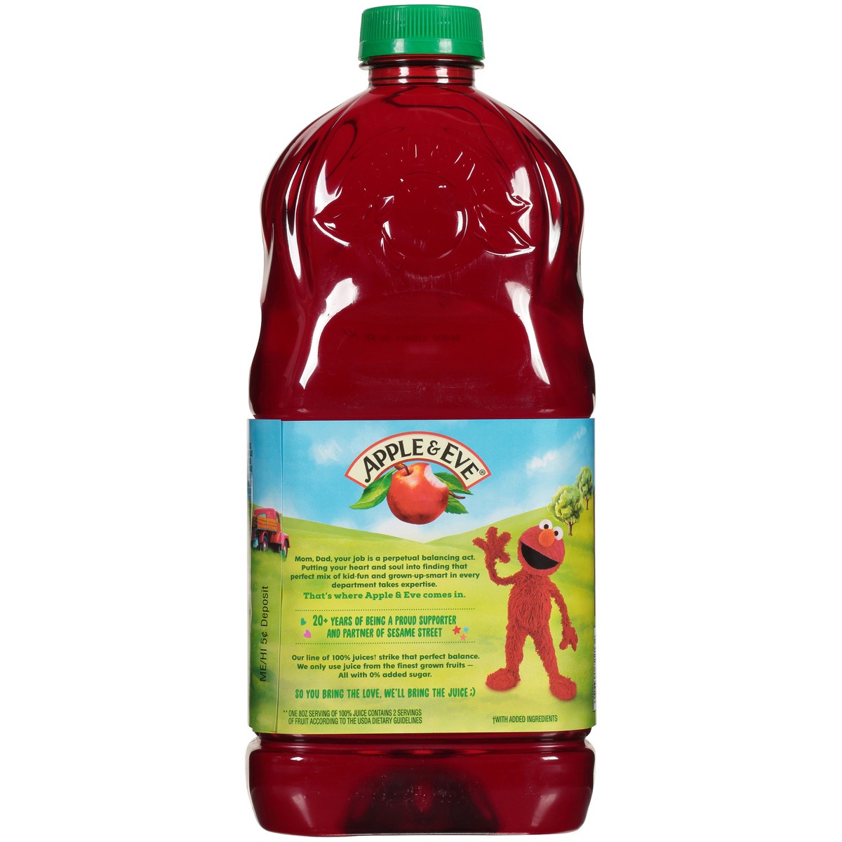 slide 2 of 11, Apple & Eve Sesame Street Elmo's Punch 100% Juice 64 fl. oz. Bottle, 64 fl oz