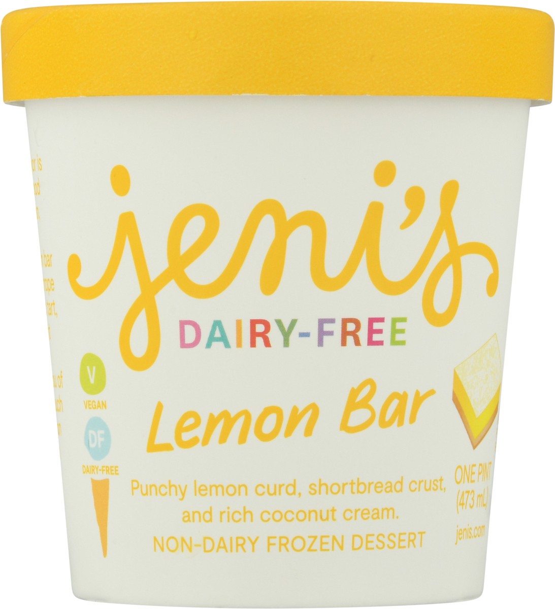 slide 4 of 9, Jeni's Dairy-Free Lemon Bar Frozen Dessert 1 pt, 1 pint