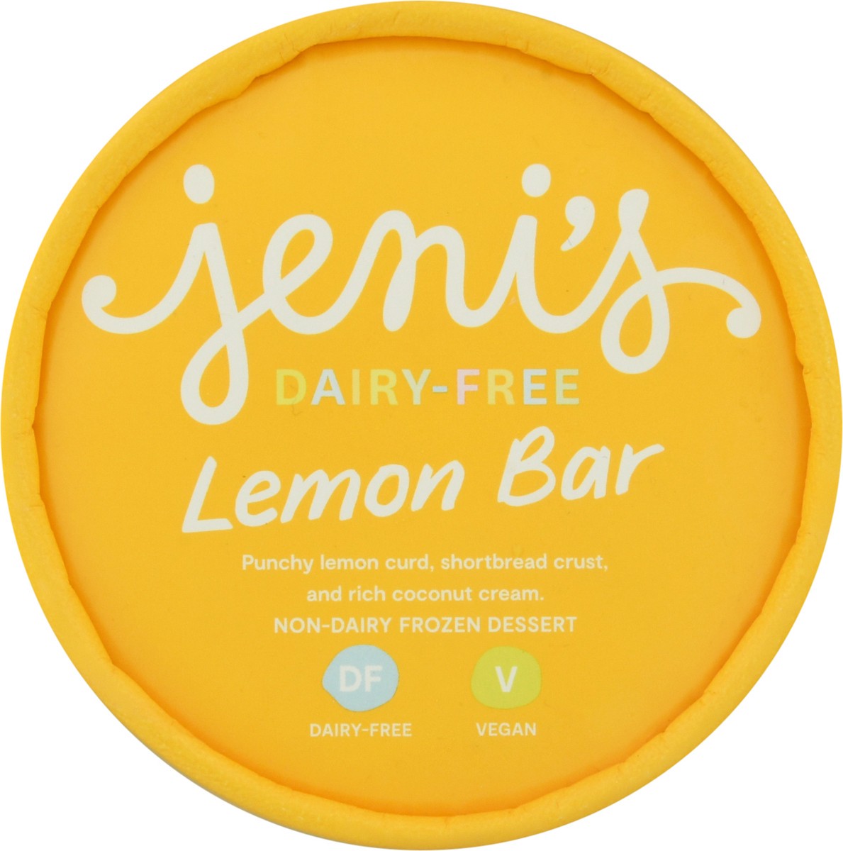 slide 5 of 9, Jeni's Dairy-Free Lemon Bar Frozen Dessert 1 pt, 1 pint