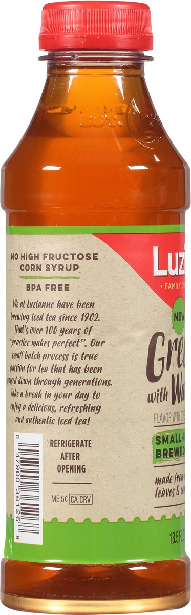 slide 4 of 14, Luzianne Small-Batch Brewed With Watermelon Green Tea 18.5 fl oz, 18.50 fl oz