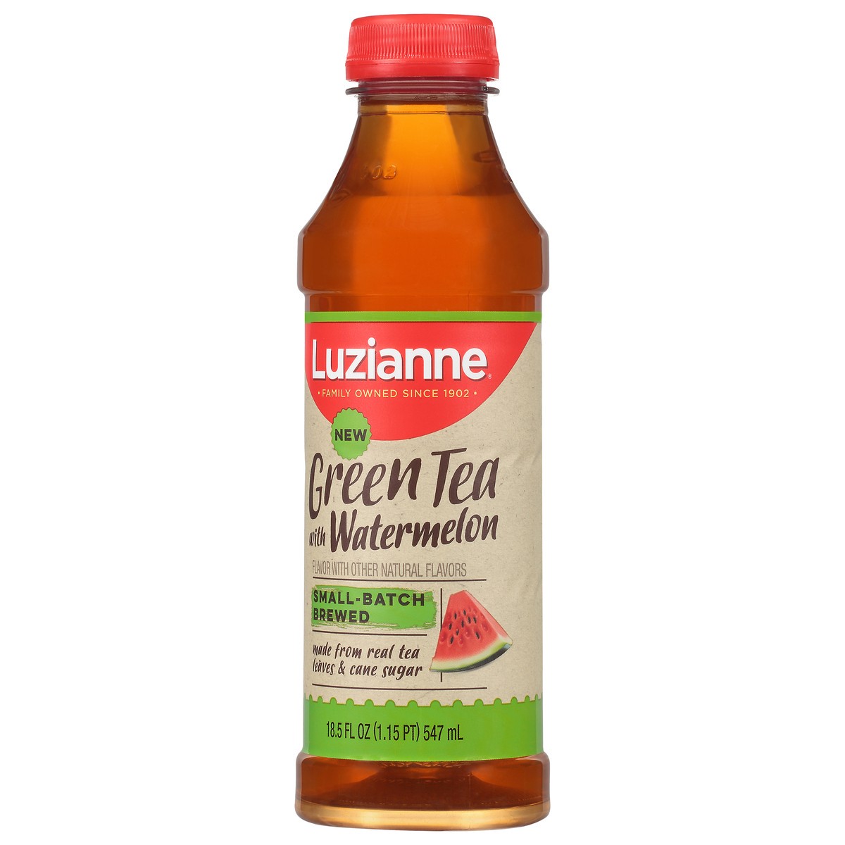 slide 11 of 14, Luzianne Small-Batch Brewed With Watermelon Green Tea 18.5 fl oz, 18.50 fl oz