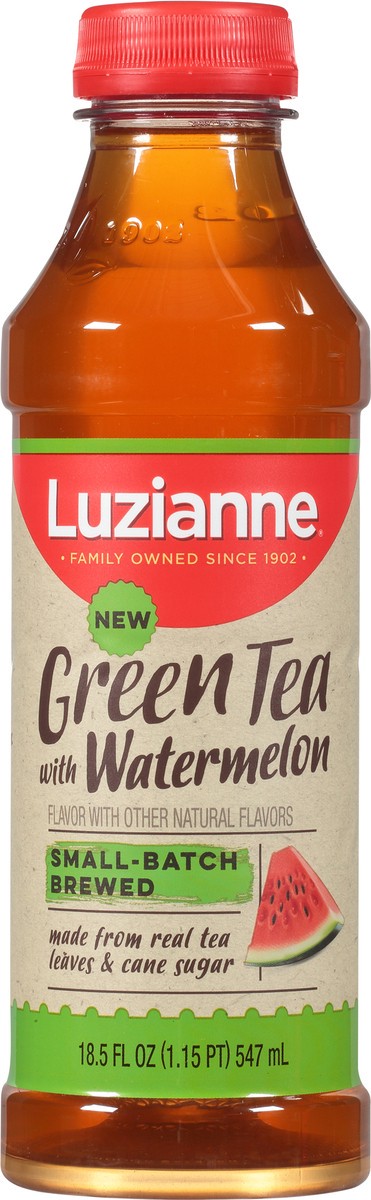 slide 14 of 14, Luzianne Small-Batch Brewed With Watermelon Green Tea 18.5 fl oz, 18.50 fl oz