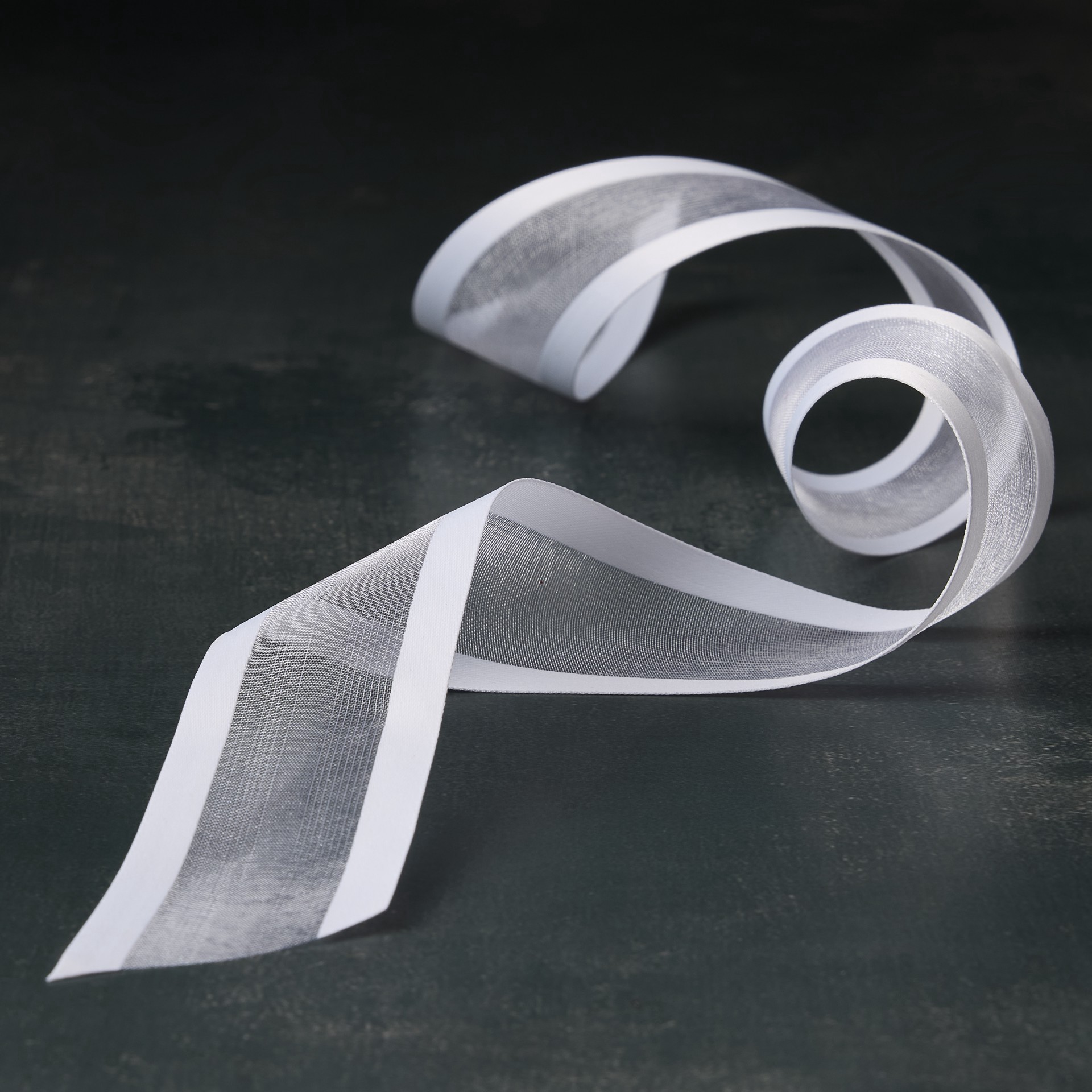 slide 2 of 2, 1.5" X 3yd. Sheer With Satin Edge Ribbon By Celebrate It Classic, 1.5 in x 3 yd