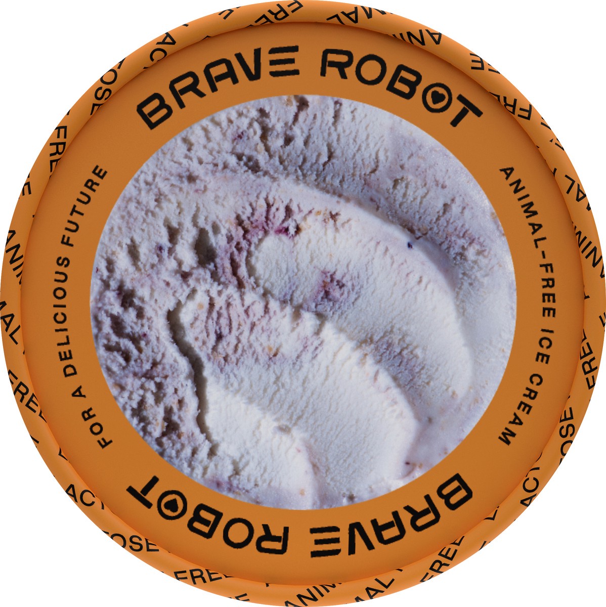 slide 8 of 10, Brave Robot Animal-Free Blueberry Pie Ice Cream 14 oz, 14 oz