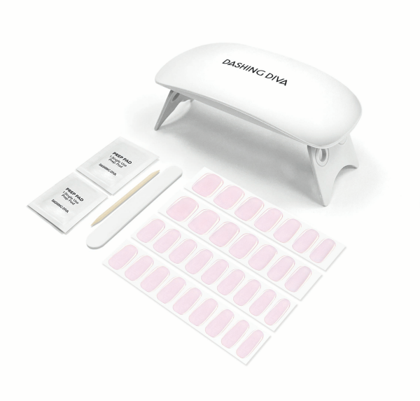 slide 6 of 14, Dashing Diva Glaze Starter Kit Powder Pink, 32 ct