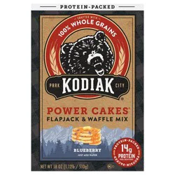 Kodiak Cakes Flapjack & Waffle Mix, Blueberry, 18 oz