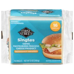 First Street Swiss Cheese Singles