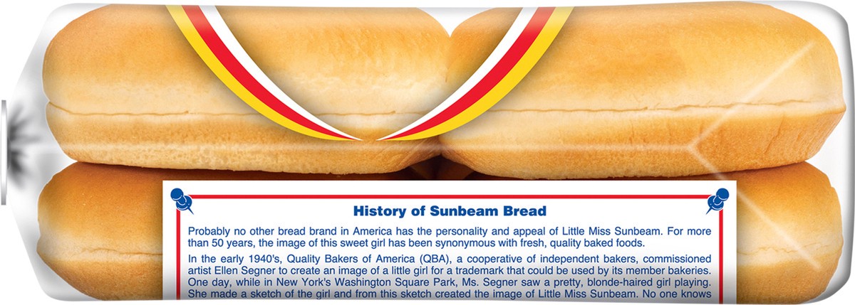 slide 2 of 12, Sunbeam Jumbo Enriched Buns 8 ea, 8 ct