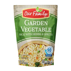 Our Family Garden Vegetable Rice Mix With Herbs & Spices - 8.8 oz