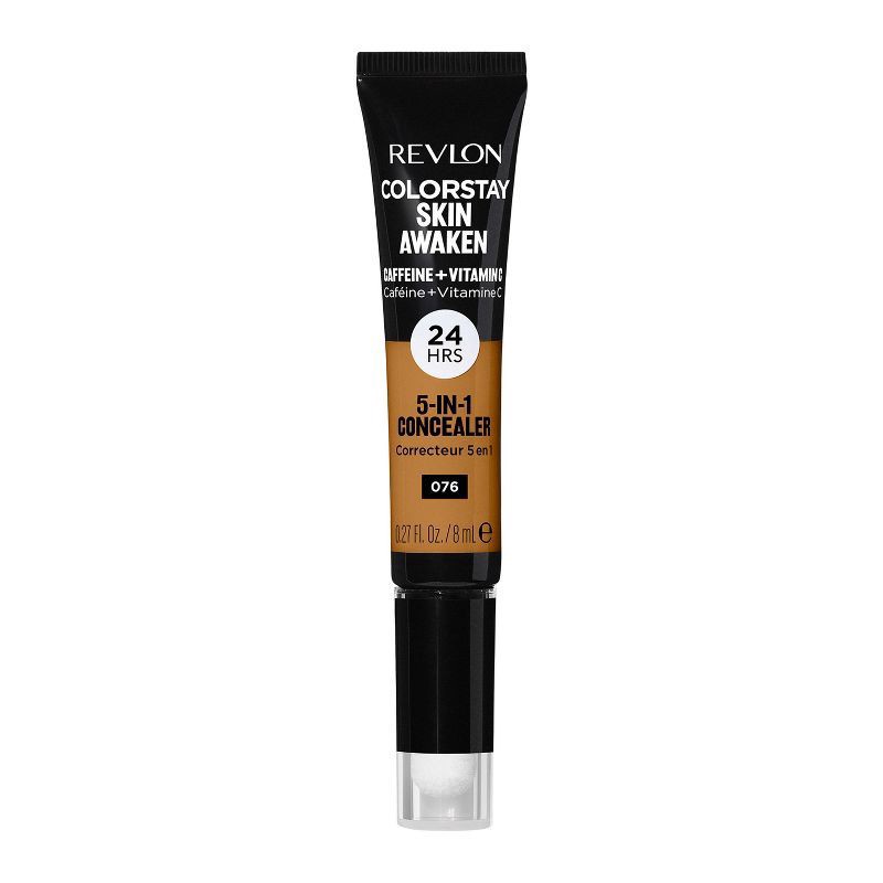slide 1 of 7, Revlon ColorStay Skin Awaken 5-in-1 Concealer - 076 Caramel - 0.27 fl oz, 076 caramel, 0.27 fl oz
