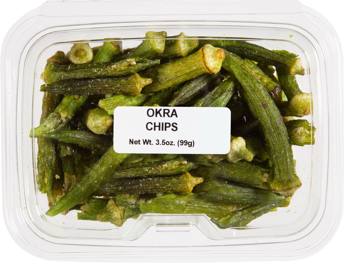 slide 9 of 9, JLM Manufacturing Okra Chips - 3.5 oz, 3.5 oz