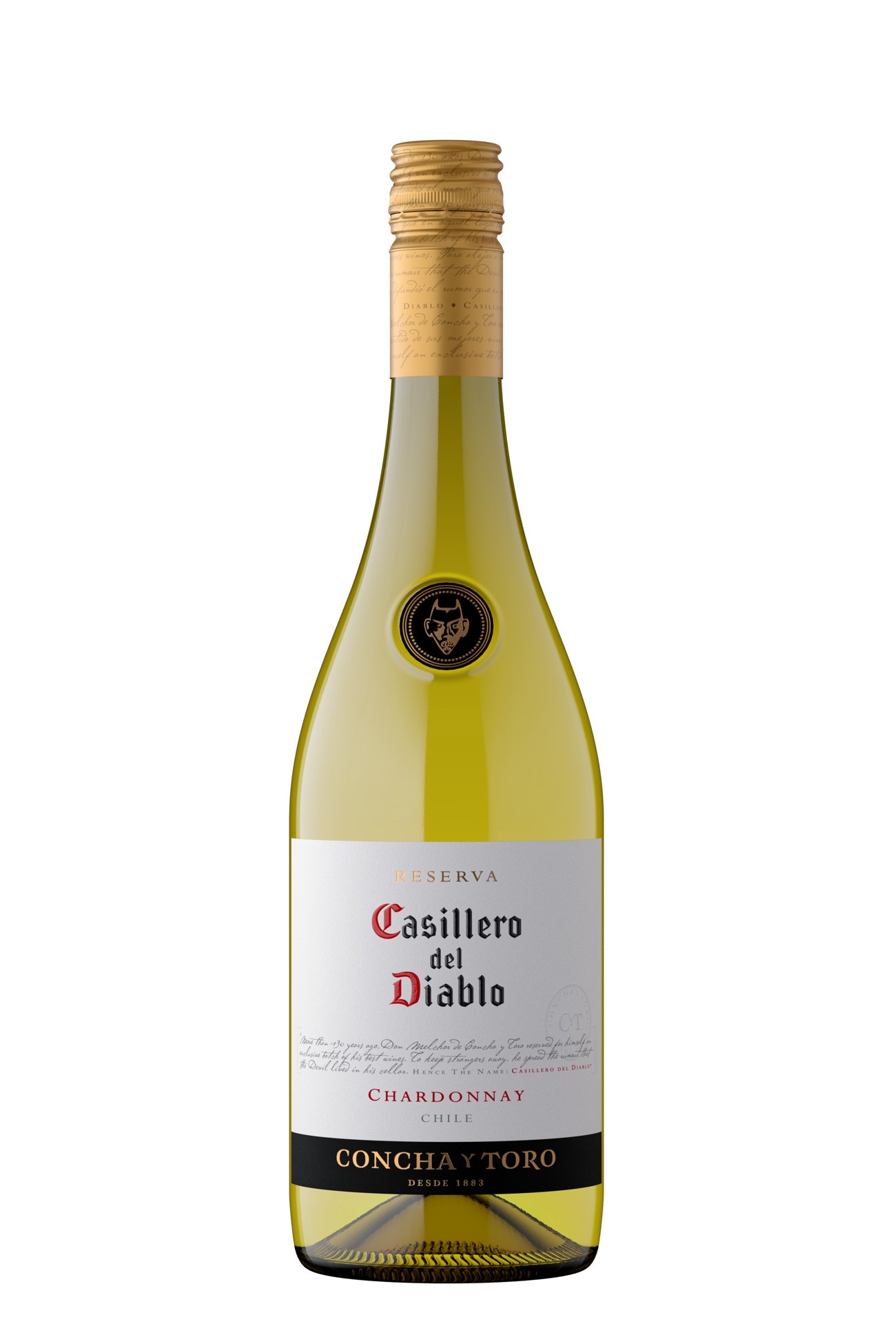 slide 1 of 12, Casillero del Diablo Chardonnay, 750 ml