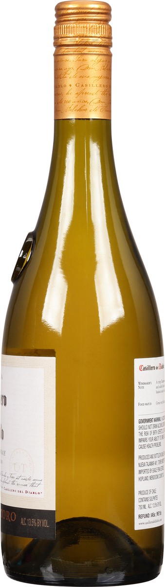 slide 3 of 12, Casillero del Diablo Chardonnay, 750 ml