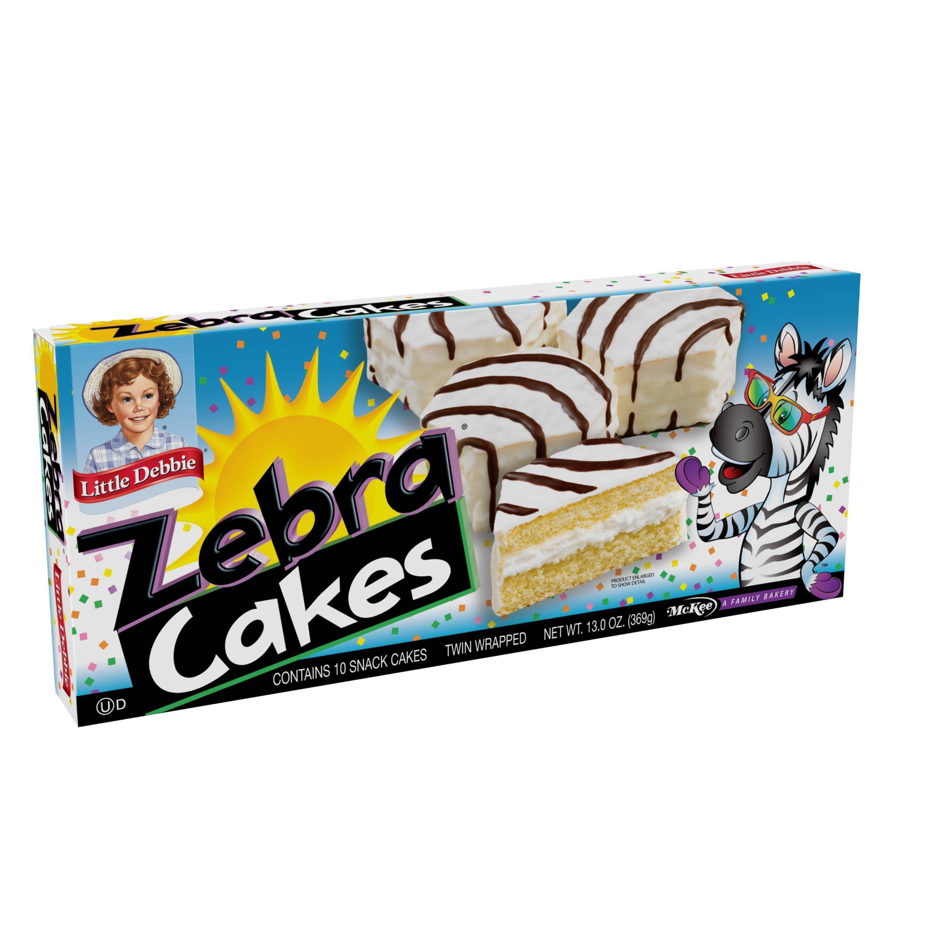 slide 1 of 6, Little Debbie Zebra Cakes, 10 ct; 1.3 oz