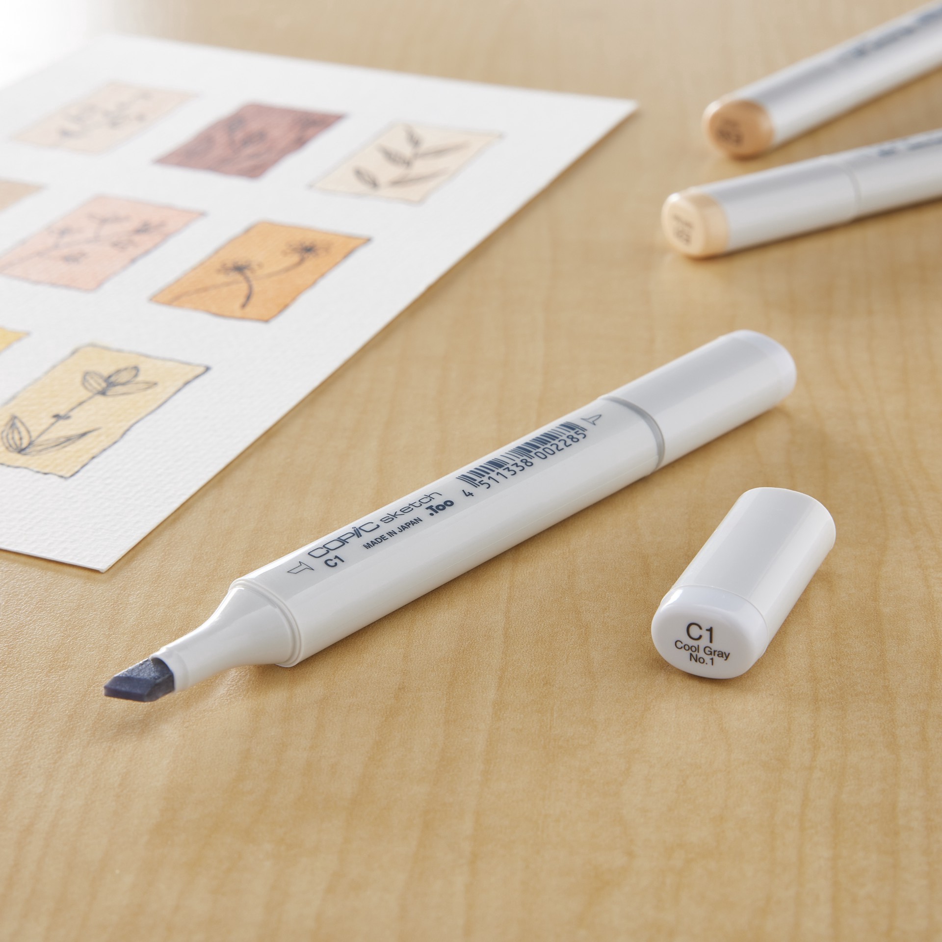 slide 3 of 3, Copic Sketch Marker, Cool Grays, 1 ct