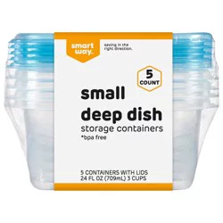 Smart Way Small Deep Dish Food Storage Container