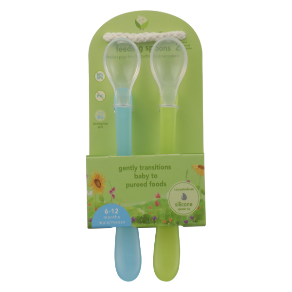 slide 1 of 1, Green Sprouts Feeding Spoons -Asst, 1 ct