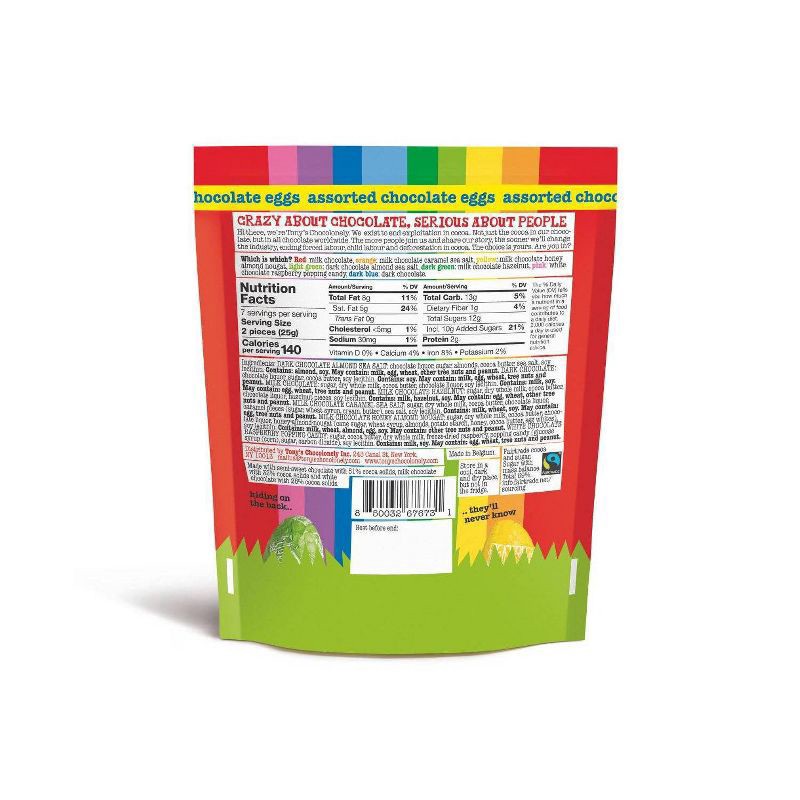 slide 3 of 3, Tony's Chocolonely Easter Egg Pouch - 6.17oz, 6.17 oz