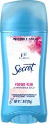 Secret Invisible Solid Antiperspirant and Deodorant, Powder Fresh, 2.6 oz