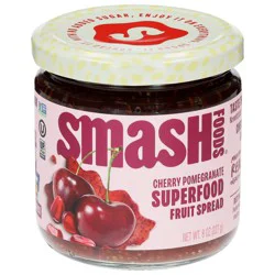 Smash Foods Superfood Cherry Pomegranate Fruit Spread 8 oz