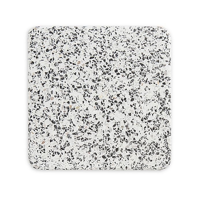 slide 1 of 2, Thirstystone Marble Coasters - Black/White, 4 ct