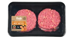 FRESH FROM MEIJER Ffm Cab Bacon & Cheddar Patties 4ct