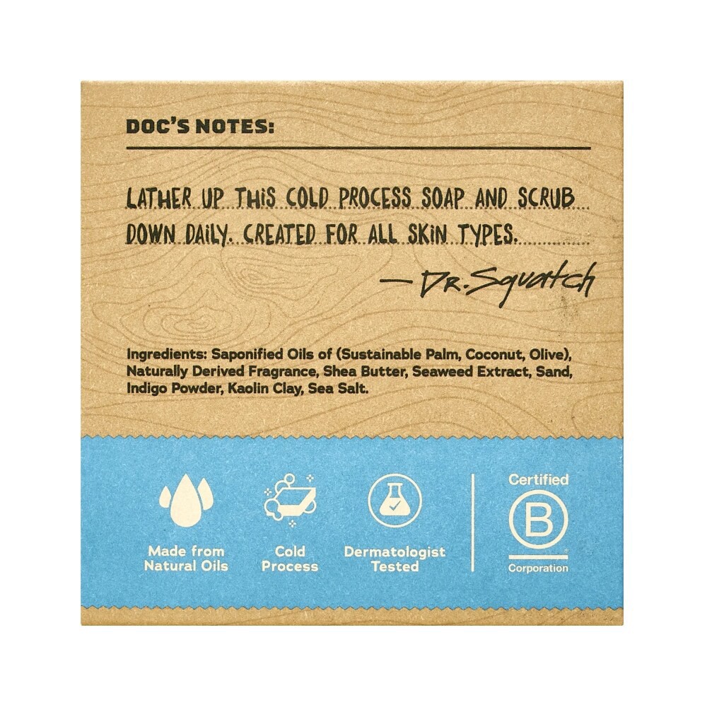 slide 3 of 5, Dr. Squatch Bar Soap Coastal Mist Scent, 5 oz