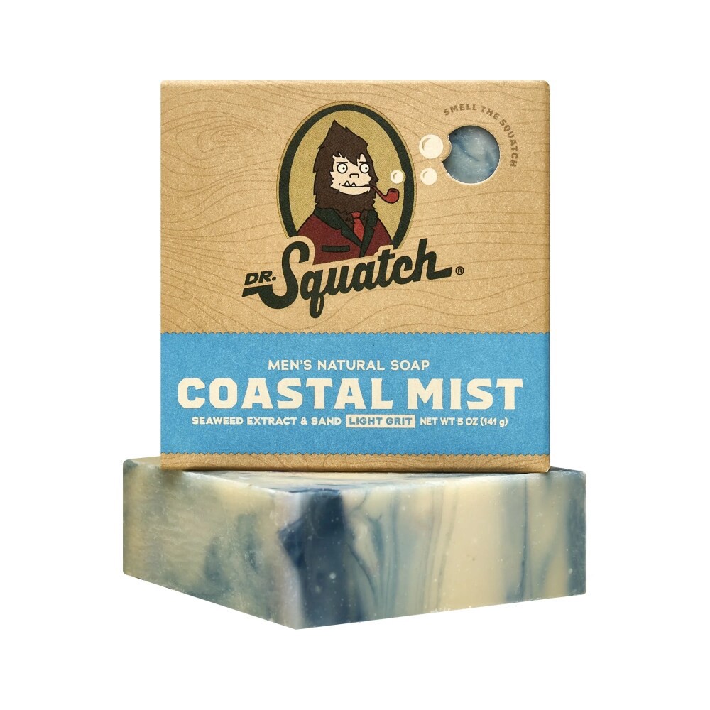 slide 4 of 5, Dr. Squatch Bar Soap Coastal Mist Scent, 5 oz