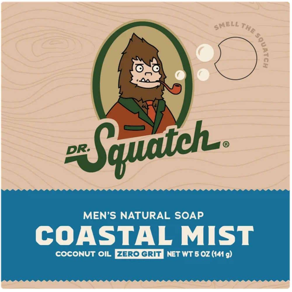 slide 1 of 5, Dr. Squatch Bar Soap Coastal Mist Scent, 5 oz