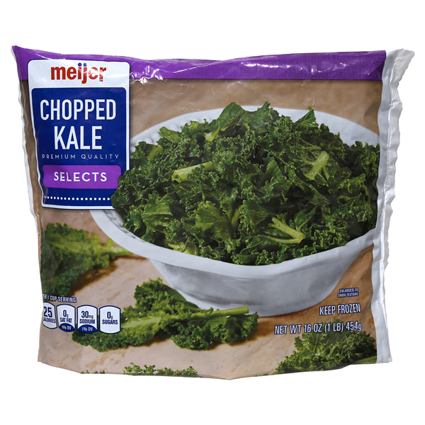 slide 1 of 1, Meijer Frozen Chopped Kale, 16 oz